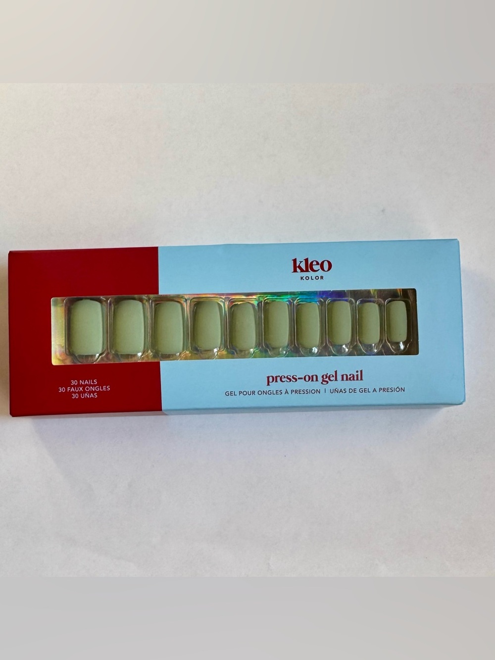Kleo Kolor Press-On Gel Nails — Moss Boss